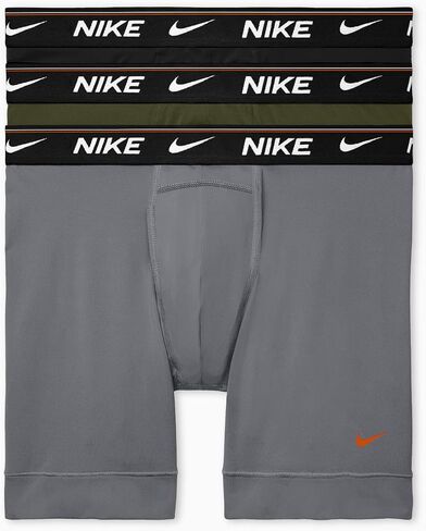 Nike mens Nike Men's Ultra Comfort Long Leg Boxer Brief 3pk Underwear in Saudi Arabia