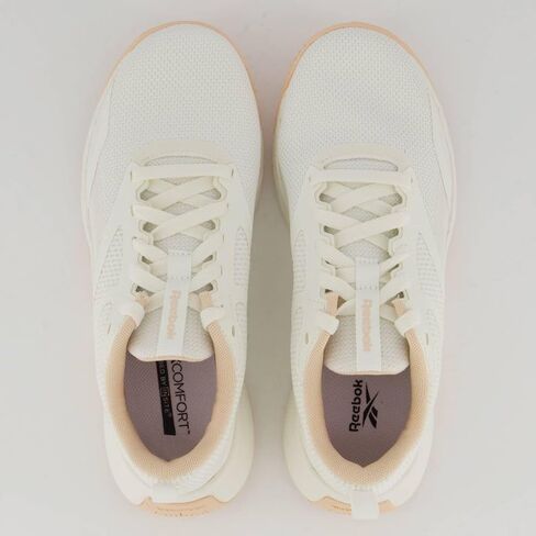 Reebok Women's NFX Trainer Sneaker, Chalk/Washed Clay/Footwear White, 8.5 in Saudi Arabia