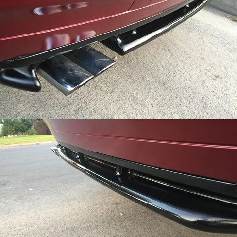 ناشر المصد الخلفي متوافق مع 1992-1999 BMW E36 3-Series، JDM Style PU Splitter Spoiler Valance Chin Diffuser من IKON MOTORSPORTS، 1993 1994 1995 1996 1997 1998 in Saudi Arabia