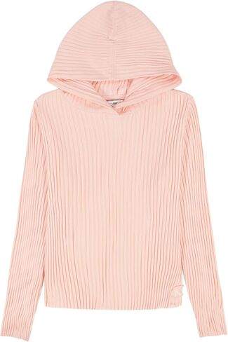Calvin Klein Girls' Long Sleeve Popover Cozy Hoodie Sweatshirt in Saudi Arabia