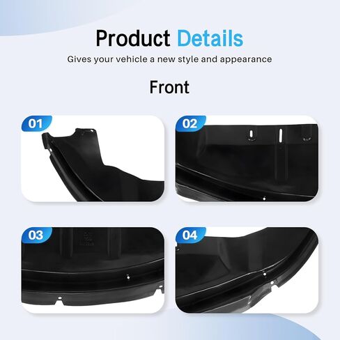 CarPartsDepot Replacement Parts for 2010-2017 Taurus Lower Engine Splash Shield Air Deflector Center Under Cover FO1228116 AG1Z8327A in Saudi Arabia