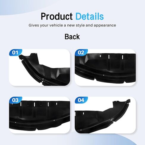 CarPartsDepot Replacement Parts for 2010-2017 Taurus Lower Engine Splash Shield Air Deflector Center Under Cover FO1228116 AG1Z8327A in Saudi Arabia