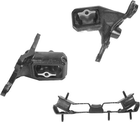 ADVANCE IGNITION Compatible with Jeep 2007-2011 Wrangler 3.8L Front Left & Right Engine & Trans Mount Set 3 2007 2008 2009 2010 2011 in Saudi Arabia