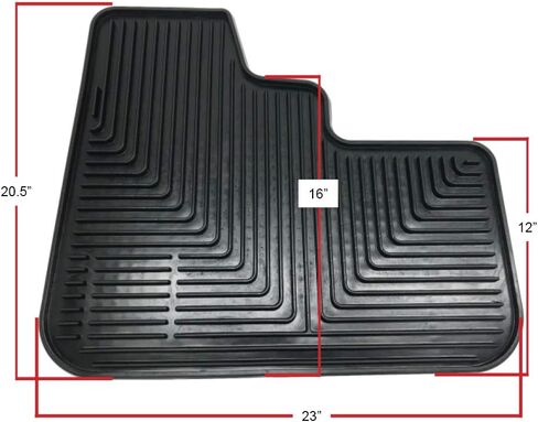 All Weather Floor Mats Compatible with Peterbilt 379 357 Trucks 1997-2005 Comaptible with Kenworth W900 T600 T800 2006 Measurements Listed in Saudi Arabia