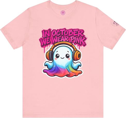 الفوضى هريرة إمبوريوم ™ | في أكتوبر، نرتدي تي شيرت Pink Ghost Graphic in Kuwait