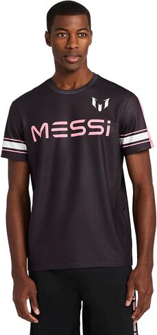 Messi Men's Mesh Tee, Lifestyle Short Sleeve T-Shirt, Standard Fit with Graphic in Saudi Arabia