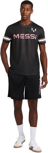 Messi Men's Mesh Tee, Lifestyle Short Sleeve T-Shirt, Standard Fit with Graphic in Saudi Arabia