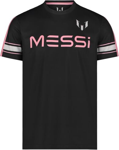 Messi Men's Mesh Tee, Lifestyle Short Sleeve T-Shirt, Standard Fit with Graphic in Saudi Arabia