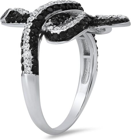 Queen Jewels Rings for Women Sterling Silver Cubic Zirconia Ring | Engagement Ring, Wedding Rings for Women | 14k Gold Rings & Wedding Bands for Women | 925 Sterling Silver Moissanite Rings for Women in Saudi Arabia