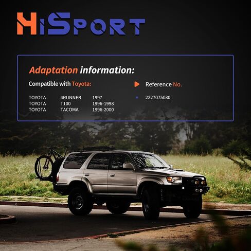 صمام التحكم في الهواء الخامل من HiSport مع حشية - متوافق مع Toyota 4runner 1997 T100 1996-1998 Tacoma 1996-2000 يستبدل 2227075030 in Saudi Arabia
