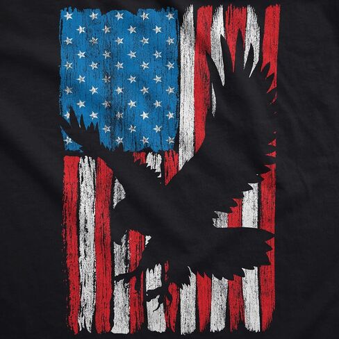 Mens Eagle in Flag Fitness Tank Awesome Fourth of July Graphic Tanktop for Men in Saudi Arabia
