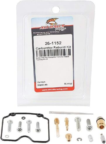 All Balls 26-1152 Carburetor Repair Kit (26-1152 Yamaha TW200 Trailway 2001-2015) in Saudi Arabia