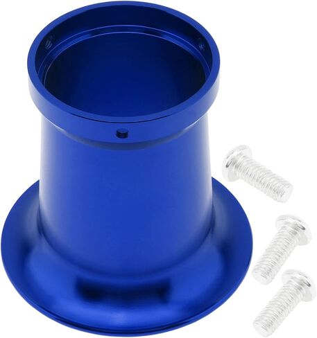 Windance 2PCS 50mm 1.97inch Carburetor Air Filter Trumpet Velocity Stack Funnel Competiable for PE VM 21mm 24mm 26mm 28mm 30mm, CNC Aluminum Carb Intake Wind Horn Cup (Silver) in Saudi Arabia