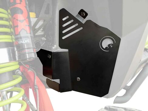 SuperATV Heavy Duty Black Inner Fender Guards for 2022-2024 Polaris RZR Pro R/Turbo R | 1 Pair | 1/8" Aluminum Plating | 5X Stronger Than Your Factory Firewall | Bolts Directly to Your Frame in Saudi Arabia