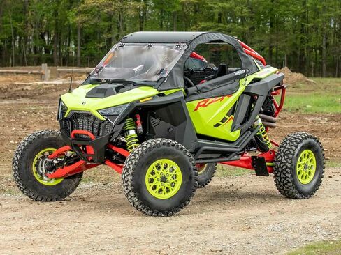 SuperATV Heavy Duty Black Inner Fender Guards for 2022-2024 Polaris RZR Pro R/Turbo R | 1 Pair | 1/8" Aluminum Plating | 5X Stronger Than Your Factory Firewall | Bolts Directly to Your Frame in Saudi Arabia