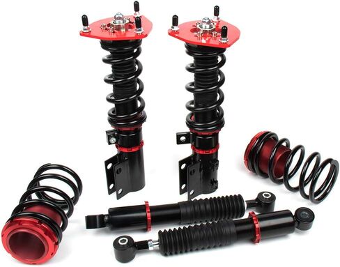 Coilover Struts Spring Shocks Adjustable Height Coilovers Suspension Struts Coil Spring Shocks and Struts Full Set Kits ECCPP Fit for 2012 2013 2014 2015 Hyundai Veloster in Saudi Arabia