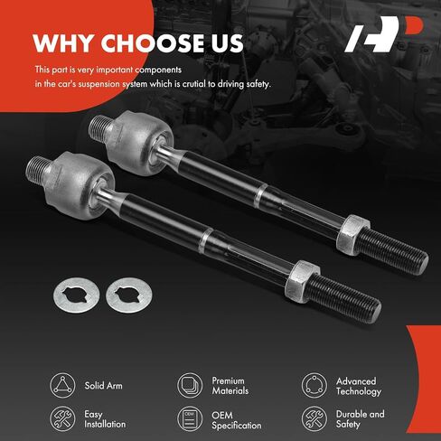 A-Premium 2 x Front Inner Tie Rod Ends, Compatible with Kia Optima 2016 2017 2018 2019 2020 in Saudi Arabia