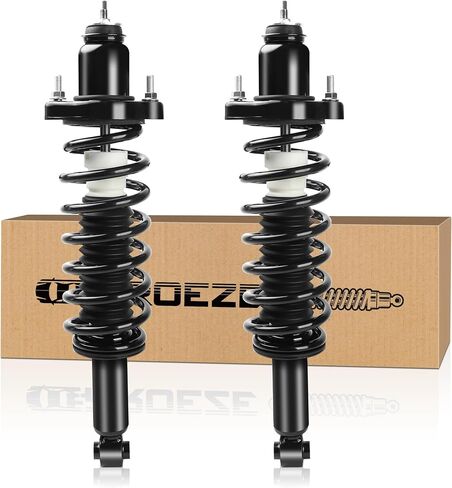 Rear Strut Assembly for 2007-2012 Caliber, Shock Absorber Rear with Coil Springs Replace 172401, Driver and Passenger Side, 2PCS in Kuwait