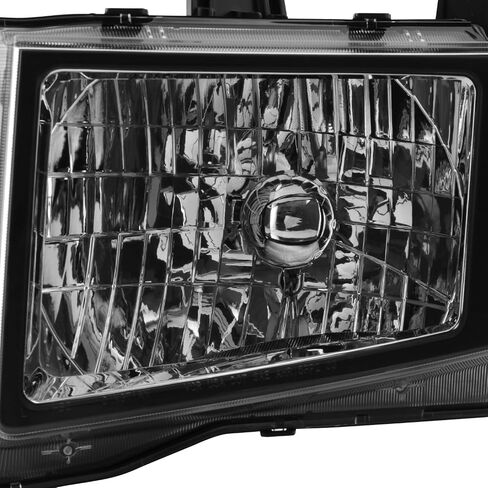 AKKON - For Honda Ridgeline OE Replacement Black Bezel Headlights Driver/Passenger Head Lamps Pair New in Saudi Arabia