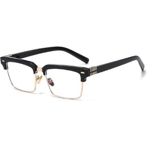 Fashion Square Glasses for Women Men Classic Half Frame Blue Light Blocking Glasses Computer Eyeglasses in Saudi Arabia