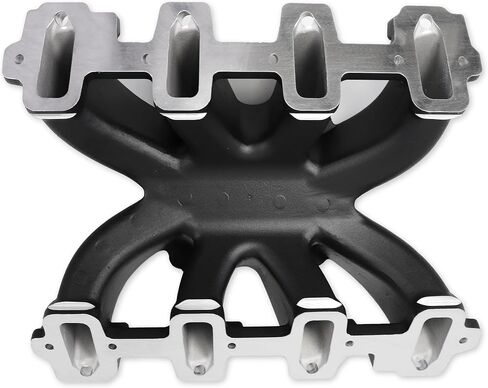 28095 LS1 EFI Cathedral port Intake Manifold Aluminum Single Plane Compatible with Chevrolet Small Block SBC GM LS Gen III LS1/LS2/LS6 4.8L 5.3L 5.7L 6.0L V8 in Kuwait