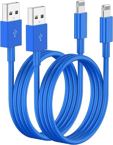 3ft iPhone Charger, [ Apple Certified ] Apple Charging Cord, 3 Feet Original Lightning to USB Cable, 3 Foot iPhone Charging Cable for iPhone 14 Pro Max/14/13 Pro/13/12 Mini/11/XS/XR/8/7/6S/5/SE,iPad in Saudi Arabia