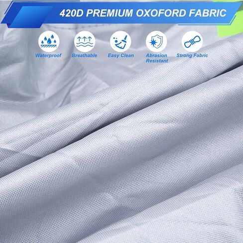 Golf Cart Cover 2/4 Passenger, Universal Fits for Most Brand, Outdoor Waterproof UV Resistant Golf Cart Covers for EZGO, Club Car, Yamaha, Sunproof Dustproof in Kuwait