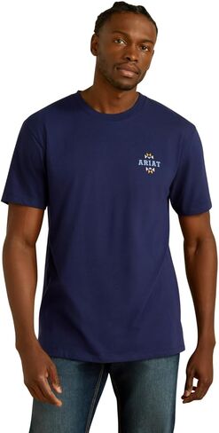 Ariat Mens Ariat Woven West T-Shirt in Saudi Arabia