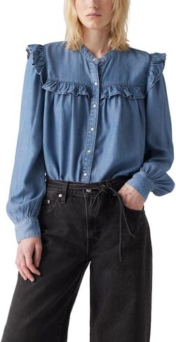 بلوزة جيانا النسائية ذات الأكمام الطويلة من Levi's in Saudi Arabia