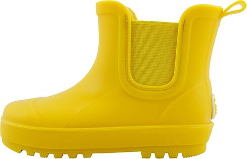 BEARPAW Toddler and Kids' Rain Boots with Faux-Fur Lining – Waterproof Rubber Chelsea Boot for Boys & Girls in Kuwait