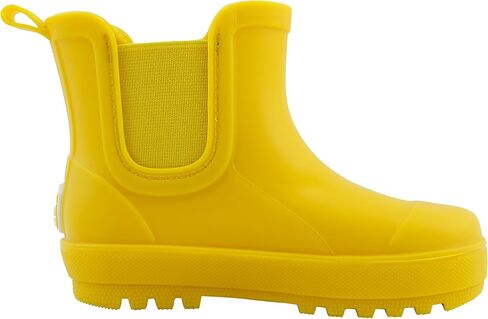 BEARPAW Toddler and Kids' Rain Boots with Faux-Fur Lining – Waterproof Rubber Chelsea Boot for Boys & Girls in Kuwait