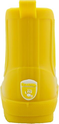 BEARPAW Toddler and Kids' Rain Boots with Faux-Fur Lining – Waterproof Rubber Chelsea Boot for Boys & Girls in Kuwait