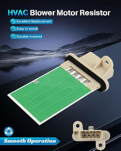 مقاوم محرك منفاخ التيار المتردد ECCPP مناسب لـ 2001-2002 لـ Saturn L100/2001-2003 L200/2001-2005 L300/LS/LS1/LS2/2000 LW1/LW2/2001-2003 LW200/2001-2003 LW300 مقاوم منفاخ سخان HVAC وحدة التحكم RU647 in Saudi Arabia