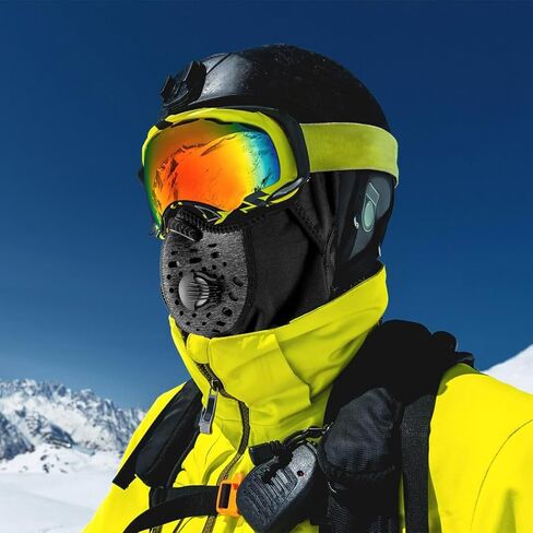 ROCKBROS Thermal Balaclava Ski Mask Windproof 3D Design Breathable Winter Mask for Outdoor Sports in Saudi Arabia