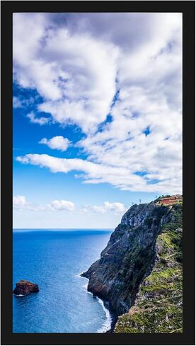 MENNTHUI 6x14 Black Picture Frame, Tabletop and Wall Mounting Horizontally or Vertically, Decoration for Photos, Paintings, Posters, Artwork in Saudi Arabia