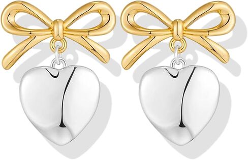 Flat Back Earrings for Women Flatback Bow Star Flower Stud Earrings Hypoallergenic Screw Back Earrings Tiny Small Tragus Cartilage Helix Piercing Jewelry for Sensitive Ears in Kuwait