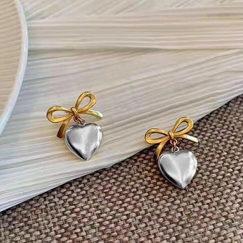 Flat Back Earrings for Women Flatback Bow Star Flower Stud Earrings Hypoallergenic Screw Back Earrings Tiny Small Tragus Cartilage Helix Piercing Jewelry for Sensitive Ears in Kuwait