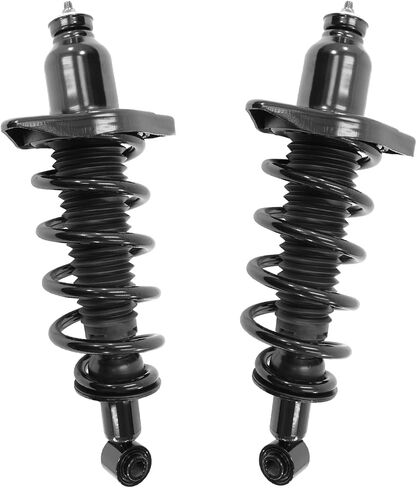Detroit Axle - FWD Rear Struts for 2016-2020 Honda Pilot, 2017 2018 2019 Complete Struts with Coil Spring Assembly Replacement Suspension Shocks in Saudi Arabia