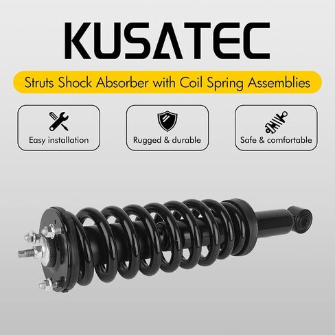 KUSATEC Front Pair Complete Struts Shock Absorber fit for Toyota Sequoia 2001 2002 2003 2004 2005 2006 2007, 171348L 171348R 37240x2 Left/Right Struts with Coil Spring Assemblies in Saudi Arabia