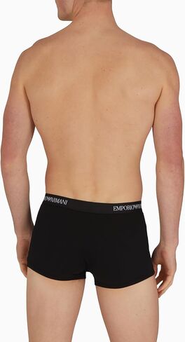 Emporio Armani Pure Cotton 3 Pack Trunk in Saudi Arabia