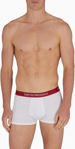 Emporio Armani Pure Cotton 3 Pack Trunk in Saudi Arabia