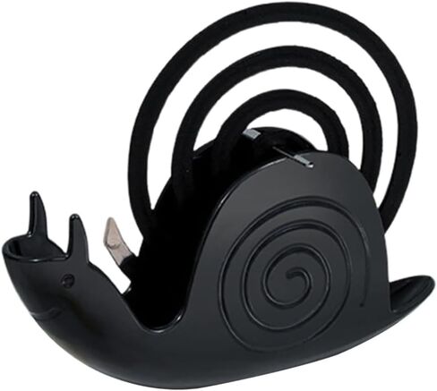 Black Snail Incense and Mosquito Coil Holder Iron Material for Table Decorations or Gifts in Saudi Arabia