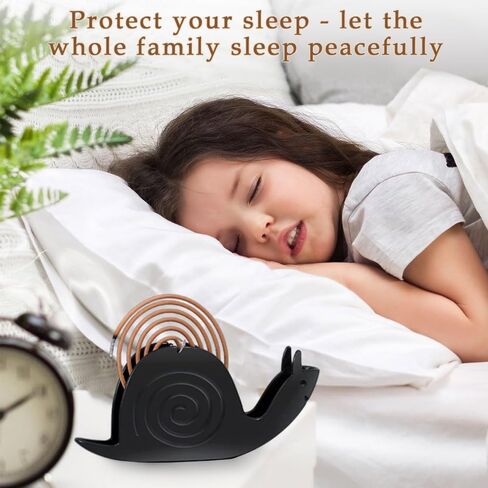 Black Snail Incense and Mosquito Coil Holder Iron Material for Table Decorations or Gifts in Saudi Arabia