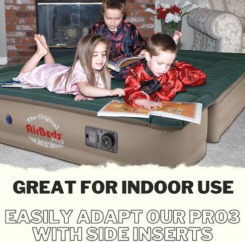 Pittman Outdoors PPI-PROAC5 AirBedz Pro3 مرتبة هوائية لسرير الشاحنة، حشوات جانبية على شكل عجلة قابلة للنفخ | يناسب جميع سلسلة Pro3 in Kuwait