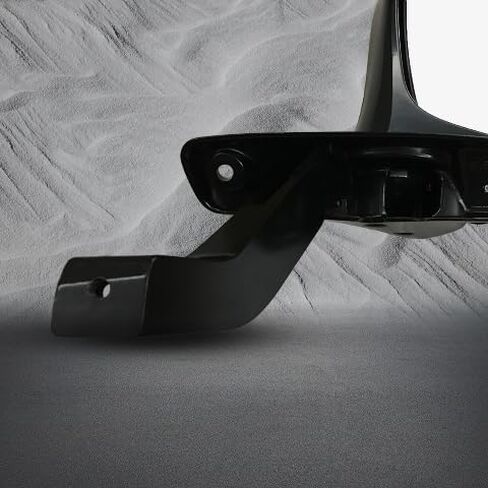 PM Auto Right Passenger Side Manual Foldaway View Mirror Chrome/Convex+Warning Black Chrome For 1992-1996 Ford F-150 in Saudi Arabia