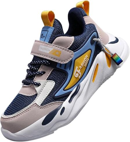 Boys Girls Shoes Lightweight Breathable Running Tennis Athletic Kids Sneakers in Kuwait