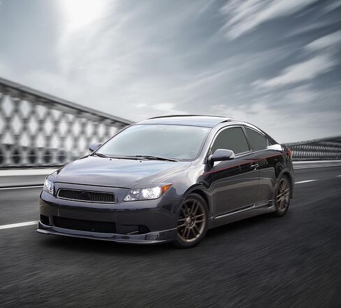 الشفة الأمامية الممتصة للصدمات متوافقة مع 2005-2010 Scion tC، RS Style Black PU Front Lip Finisher Under Chin Spoiler Add On by IKON MOTORSPORTS، 2006 2007 2008 2009 in Saudi Arabia