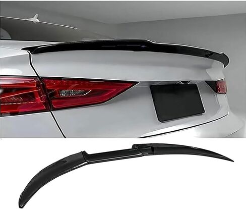 جناح خلفي للسيارة Acura ILX (Facelift 2019) 2019 2020 2021 2022 2023 2024 2025، جناح خلفي للسيارة جناح خلفي للشفاه الخلفي ملحقات تزيين جناح السيارة، أسود ساطع in Kuwait