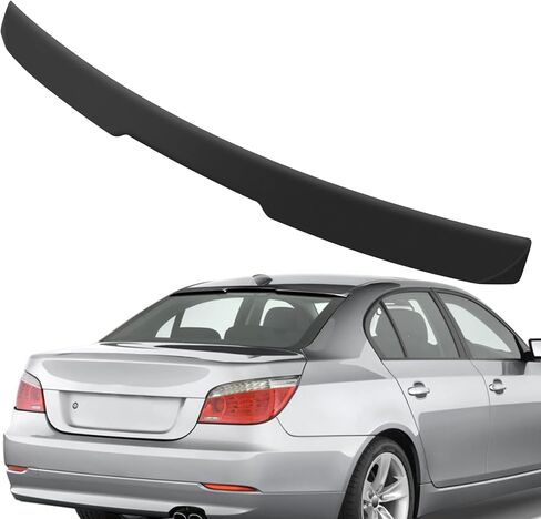 Rear Roof Spoiler ABS Fits for 2004-2010 for BMW 5-Series E60 Sedan Rear Window Roof Top Spoiler Wing Matte Black Spoiler in Kuwait