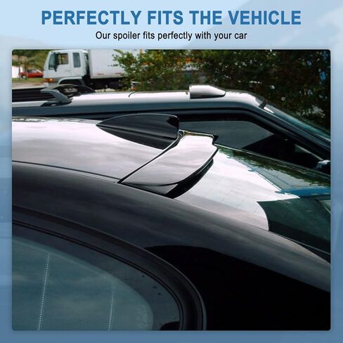 Rear Roof Spoiler ABS Fits for 2004-2010 for BMW 5-Series E60 Sedan Rear Window Roof Top Spoiler Wing Matte Black Spoiler in Kuwait